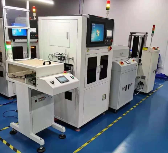 ICT在线测试、IC在线烧录和FCT在线功能测试自动化流水线